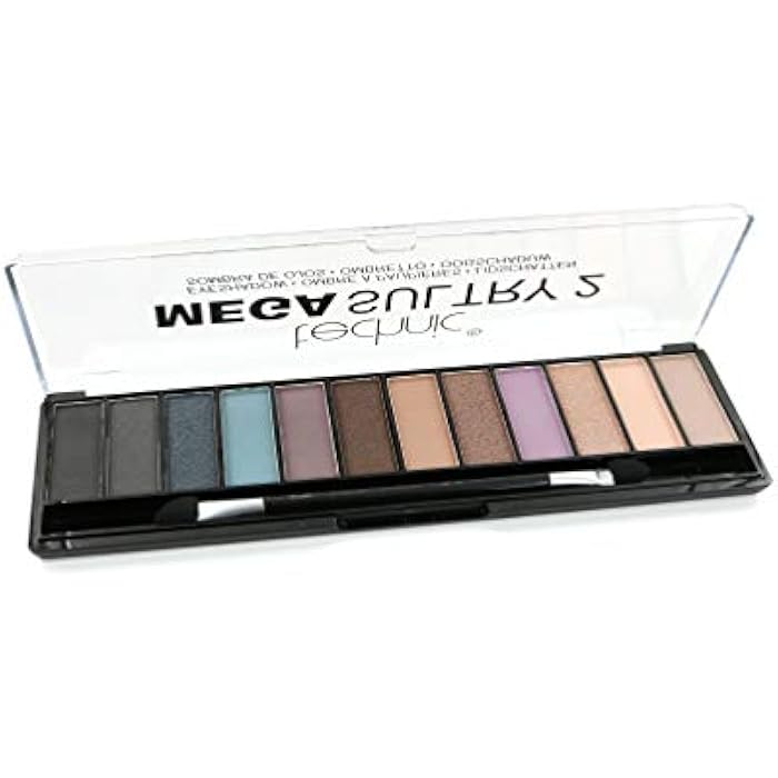 Technic Mega Sultry Two Eyeshadow Palette 1.5 G - Pack Of 12 Pieces - Image 1